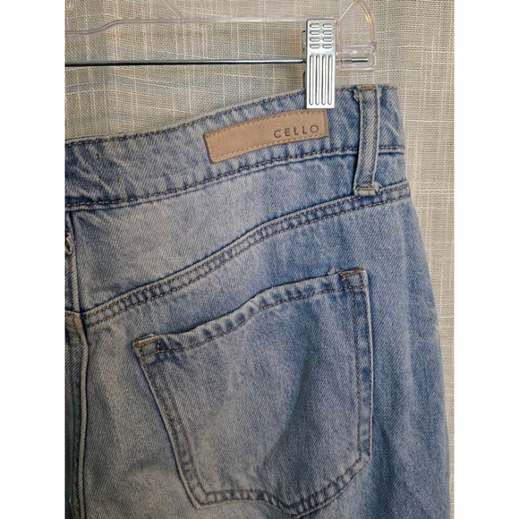 Women's‎ CELLO Jeans Size 9 Blue Distressed - Picture 8 of 10